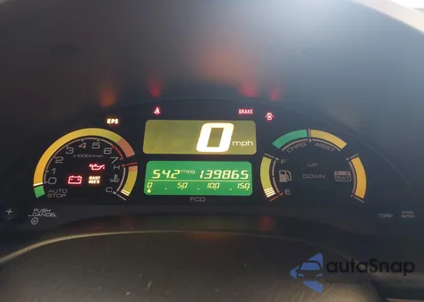 2000 Honda Insight из США, поврежденный, VIN JHMZE1378YT004880